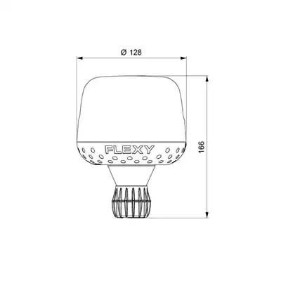 Rundumkennleuchte LED GALAXY FLEXY AUTOBLOK, gelb_1