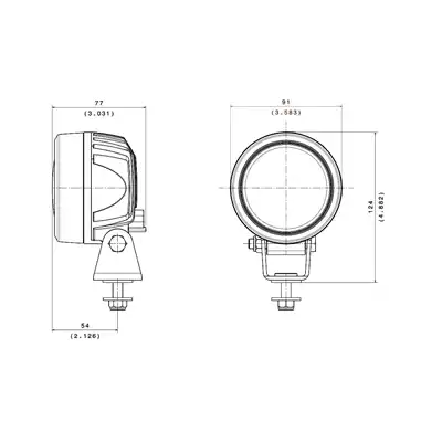 Modularer LED Arbeitsscheinwerfer 2000 Lumen_1