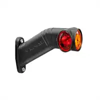 Luce d'ingombro Dest LED 12/24V trasp+rosso+ambra
