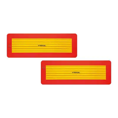 2 Plaques ECE 70/01 remorques Alu 1 mm 565 x 130_0