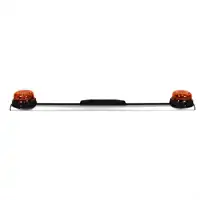 Dachträger 136cm Triflash, 2 LED-Rundumkennleuchte