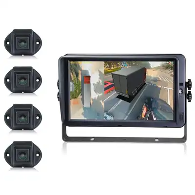 Rückfahrkamera 360° - Komplettset 7" mit 4 Kameras_0