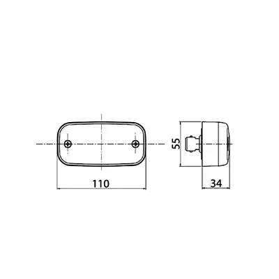 Front Positionsleuchte Glühlampen 12/24V Weiß_1