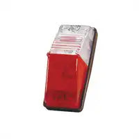 Luce d'ingombro 12/24V trasparente+rosso
