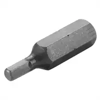 Embout de vissage, 1/4", hexagone, 4 mm, court