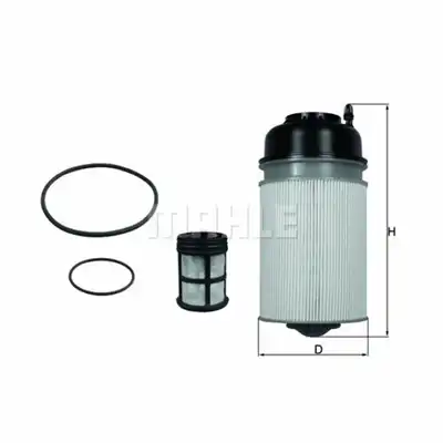 Filtre à carburant , MAHLE _0