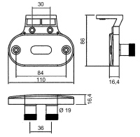 Positionsleuchte 24V LED orange ML _1