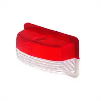 Ersatzglas rot/weiss zu ML Leuchte