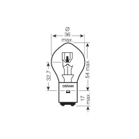 Glühlampe 24V 45/40W OSRAM_1