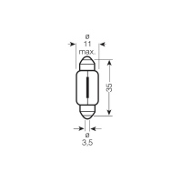 Glühlampe 24V 5W Soffitte OSRAM_1