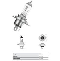 Glühlampe 24V 75-70W H4 P43t EAGLEYE_1