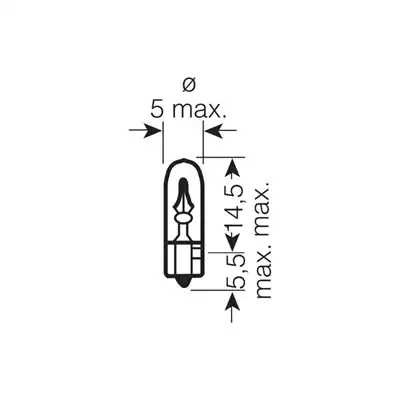 Ampoule 24V 1W OSRAM_1