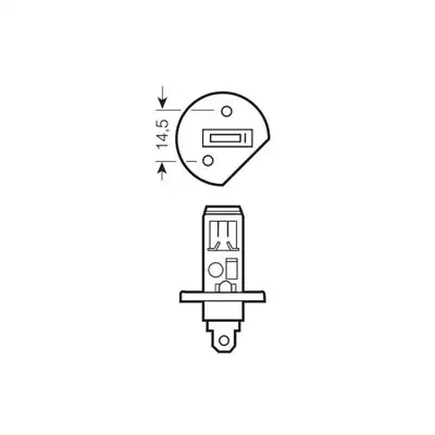 Ampoule 24V 70W H1 OSRAM_1