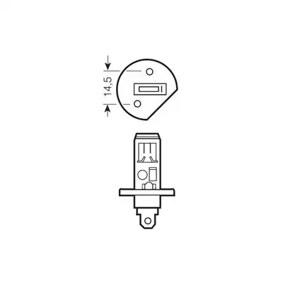 Ampoule 24V 70W H1 Truckstar Pro OSRAM_1
