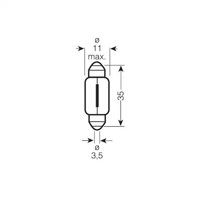 Glühlampe 12V 5W OSRAM_1