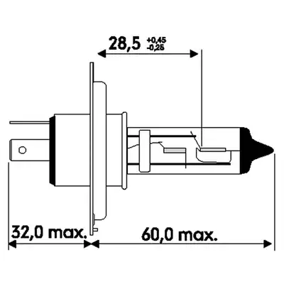 Glühlampe H4 24V 75/70W OSRAM_1