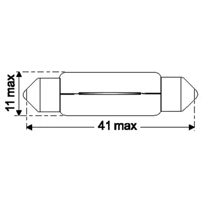 Lampadina 24V 10W soffitto OSRAM_1