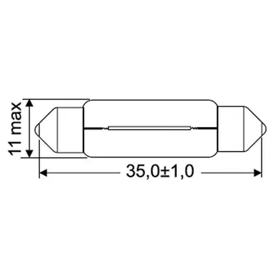 Glühlampe 12V 10W Soffitte OSRAM_1