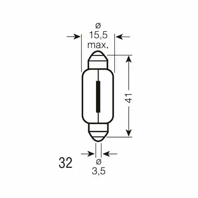 Lampadina 12V 21W soffitto OSRAM_1