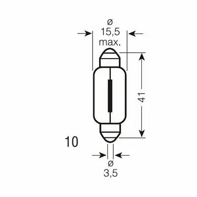 Ampoule 24V 18W soffite OSRAM_1