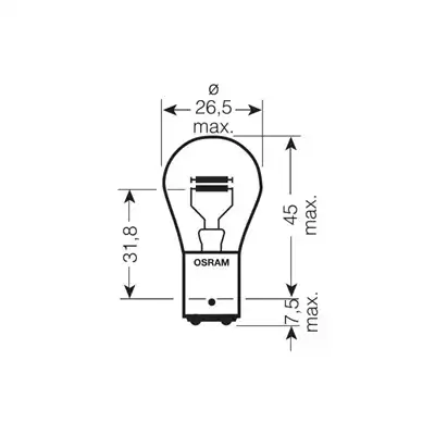 Glühlampe 24V 21/5W Truckstar Pro OSRAM_1