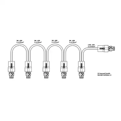 Leitungssats Heckleuchten 6 stecker Superseal 17,5_0