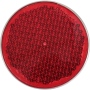 Rückstrahler Ø80mm rot ohne Gummi