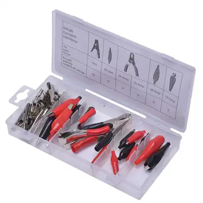 Assortimento di fermagli a coccodrillo, 28 pezzi_0