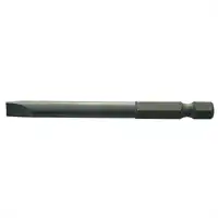 Embout de vissage, 1/4", fente 5 mm, long