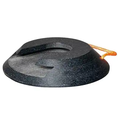 Steckteller mit Traggriff Ø 400 x H: 80mm 15 t_0