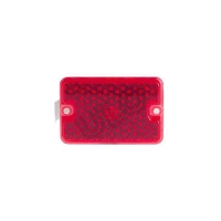 Catadiottro rosso 91 x 61mm autocollante_0