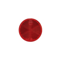 Rückstrahler rot, selbstklebend, Ø80mm_0