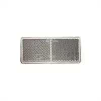 Catadioptre blanc 94x44mm autocollante