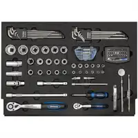 Assortiment  cliquets + embouts, 97 pièces