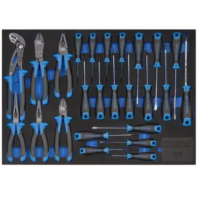 Carrello portautensili prof. TT801, blu, 246 pezzi_1