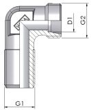 Winkeleinschraubstutzen